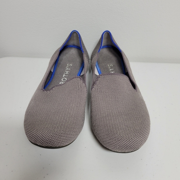 Rothy's The Loafer Mocha Round Toe Slip On Ballet Flat Shoes. - Picture 6 of 12